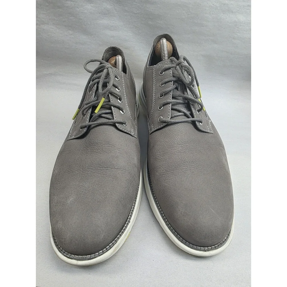 Cole Haan (Sz 13M) Grand 360 Mens Original Grey Leather Casual Shoes C33830